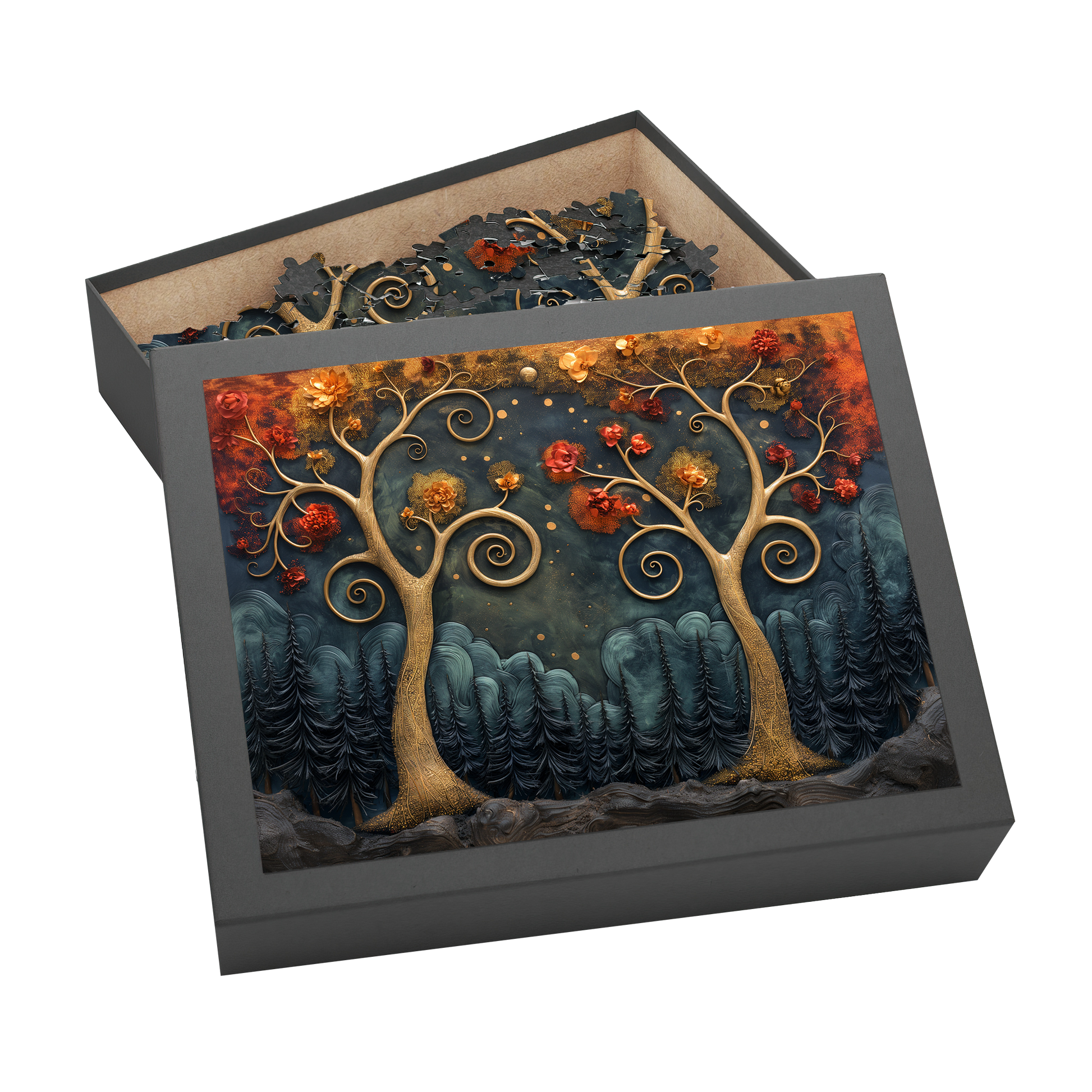 World Tree 06 - Premium Jigsaw Puzzle, Ornate, Fantasy - Multiple Sizes Available