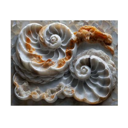 Many Shells - Premium Jigsaw Puzzle, Ornate, Detailed - Multiple Sizes Available