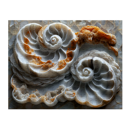 Many Shells - Premium Jigsaw Puzzle, Ornate, Detailed - Multiple Sizes Available