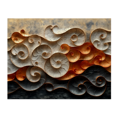 Nautilus Wall - Premium Jigsaw Puzzle, Ornate, Detailed - Multiple Sizes Available