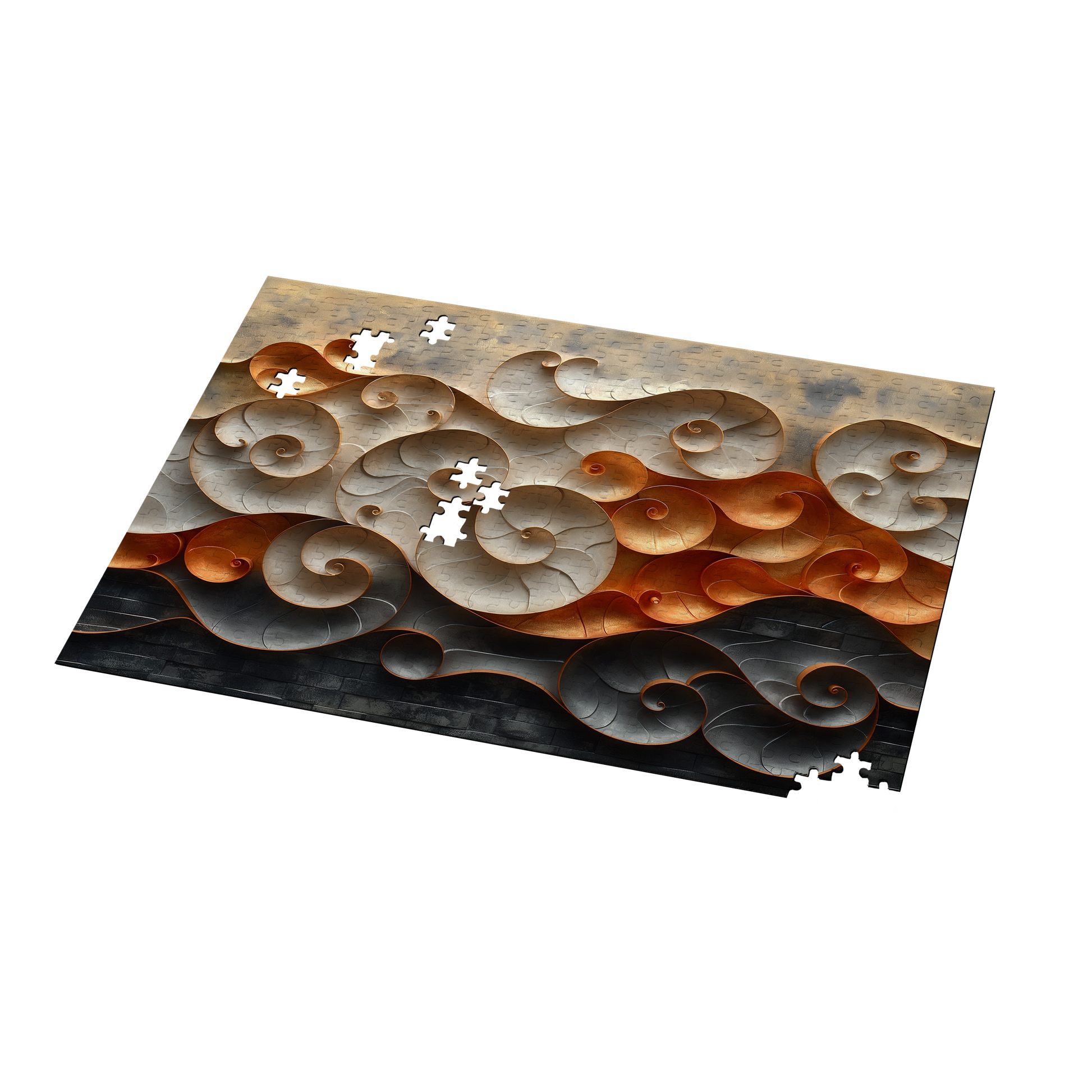 Nautilus Wall - Premium Jigsaw Puzzle, Ornate, Detailed - Multiple Sizes Available