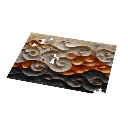 Nautilus Wall - Premium Jigsaw Puzzle, Ornate, Detailed - Multiple Sizes Available