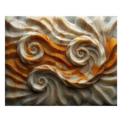 Copper Shell - Premium Jigsaw Puzzle, Ornate, Detailed - Multiple Sizes Available