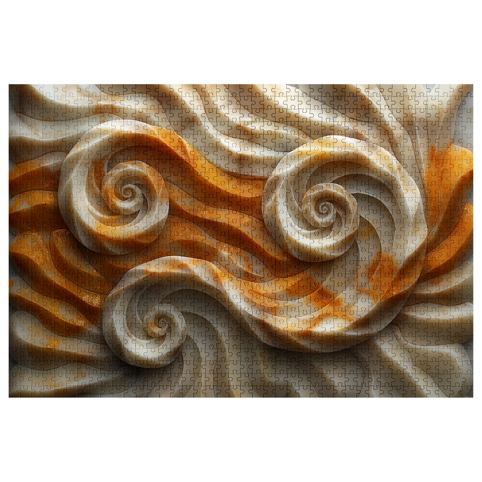 Copper Shell - Premium Jigsaw Puzzle, Ornate, Detailed - Multiple Sizes Available