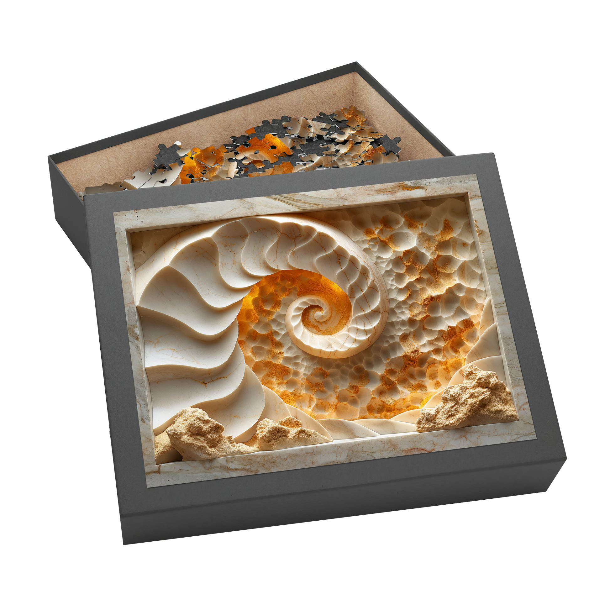 Seaside Diorama - Premium Jigsaw Puzzle, Ornate, Detailed - Multiple Sizes Available