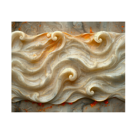 Marble Flow - Premium Jigsaw Puzzle, Ornate, Detailed - Multiple Sizes Available