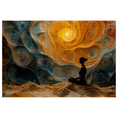 Spiral Eddies - Premium Jigsaw Puzzle, Ornate, Detailed - Multiple Sizes Available