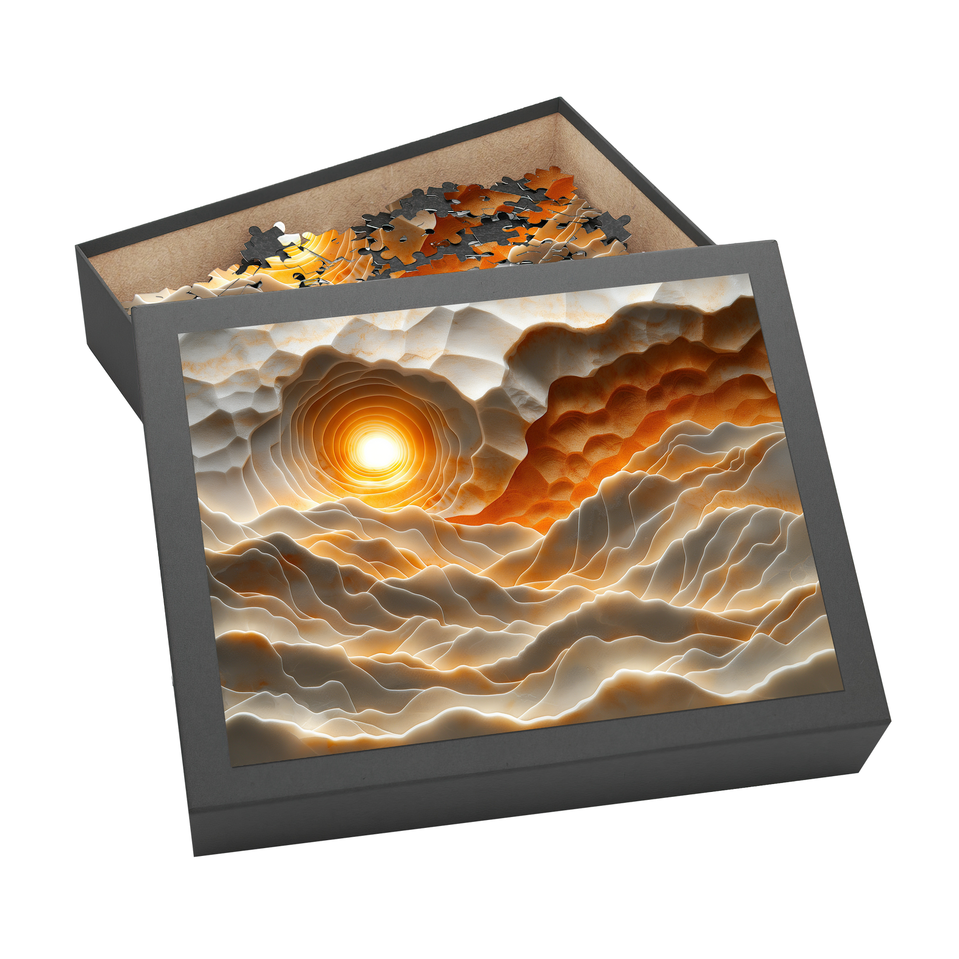 Seaside Sunrise - Premium Jigsaw Puzzle, Ornate, Detailed - Multiple Sizes Available