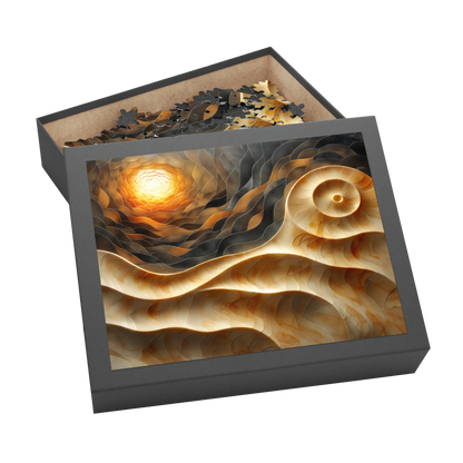 Sunrise Shell - Premium Jigsaw Puzzle, Ornate, Detailed - Multiple Sizes Available