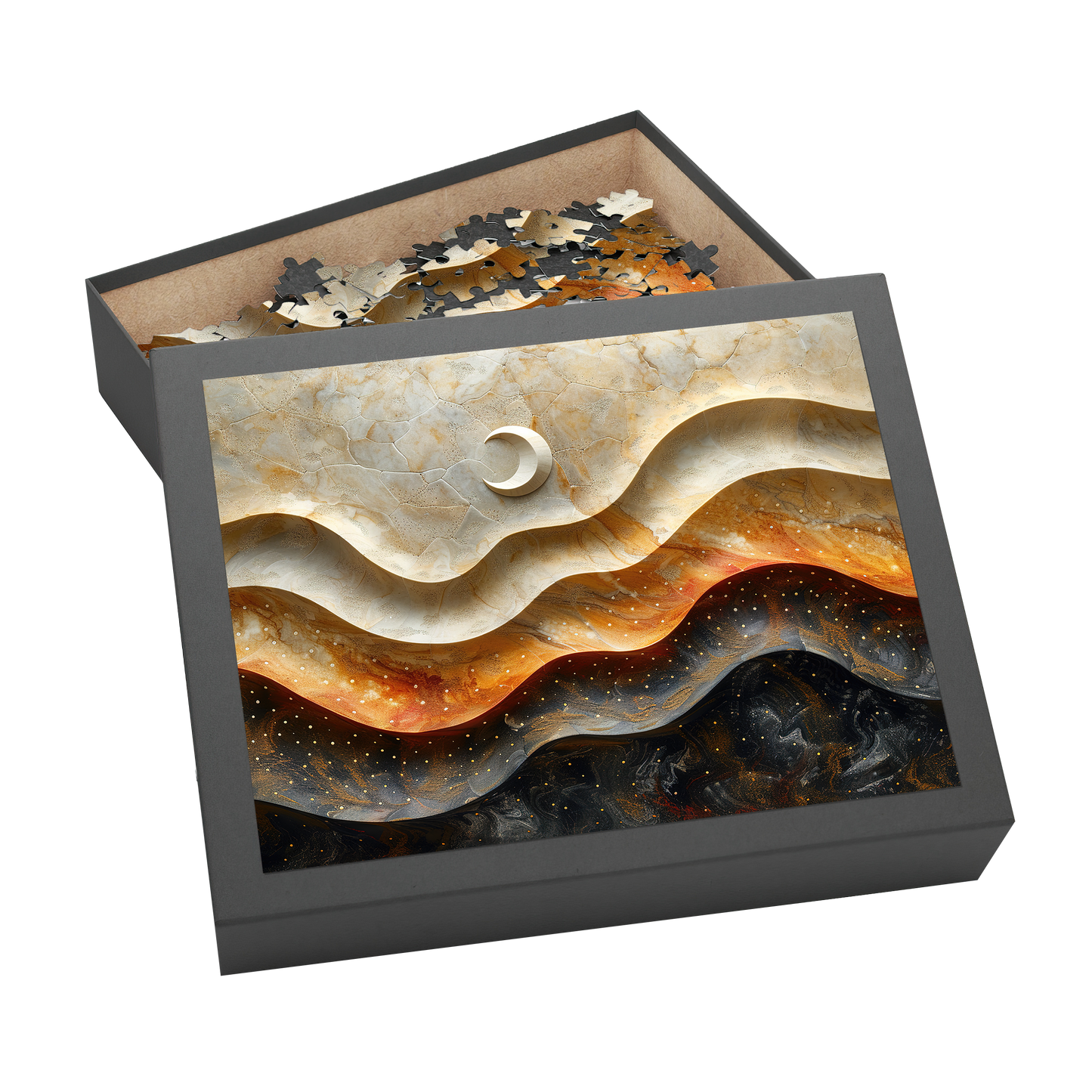 Lunar Tides - Premium Jigsaw Puzzle, Ornate, Detailed - Multiple Sizes Available