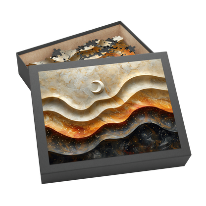 Lunar Tides - Premium Jigsaw Puzzle, Ornate, Detailed - Multiple Sizes Available