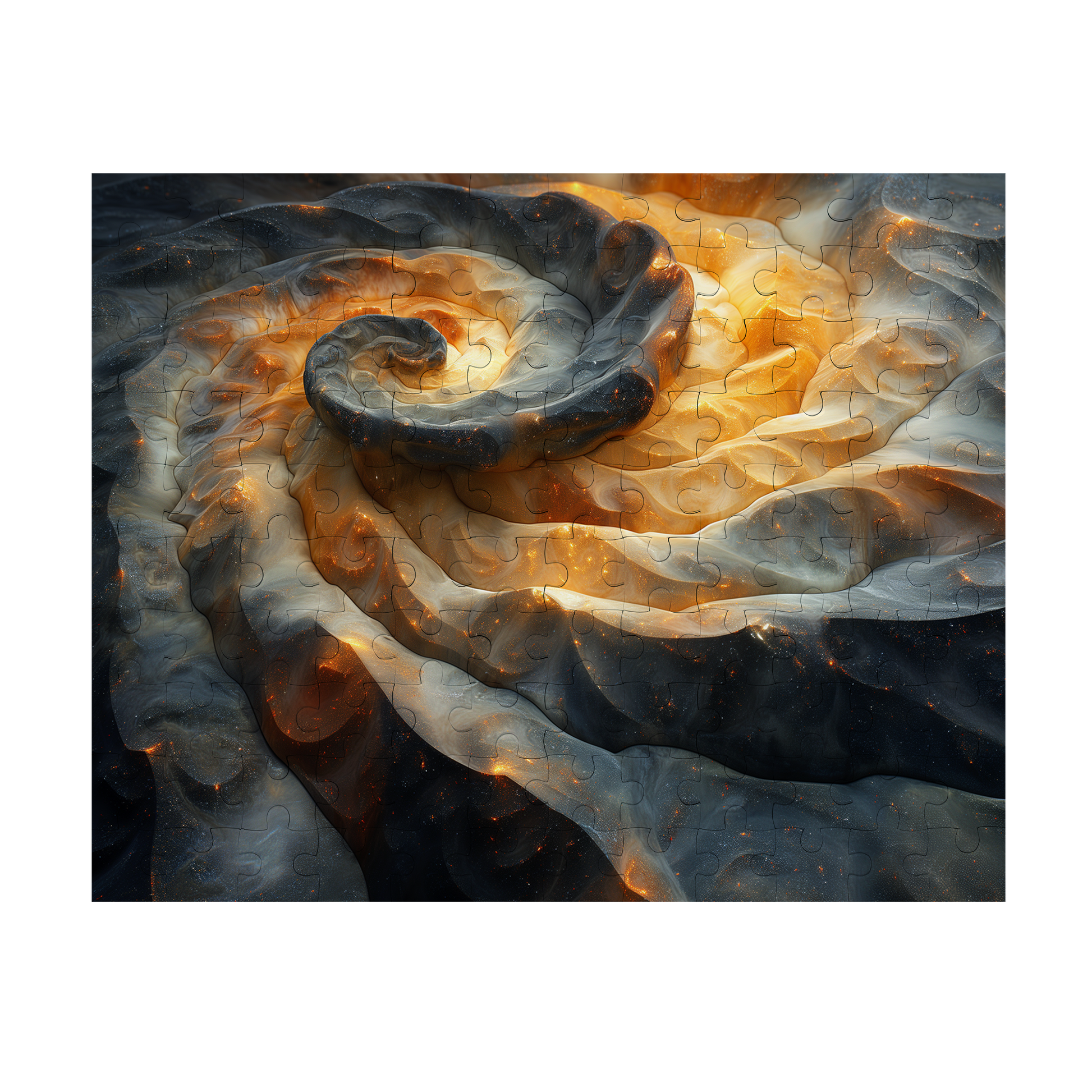 Spiral Source - Premium Jigsaw Puzzle, Ornate, Detailed - Multiple Sizes Available