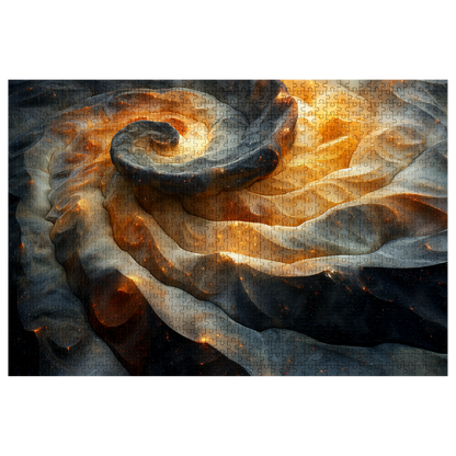 Spiral Source - Premium Jigsaw Puzzle, Ornate, Detailed - Multiple Sizes Available