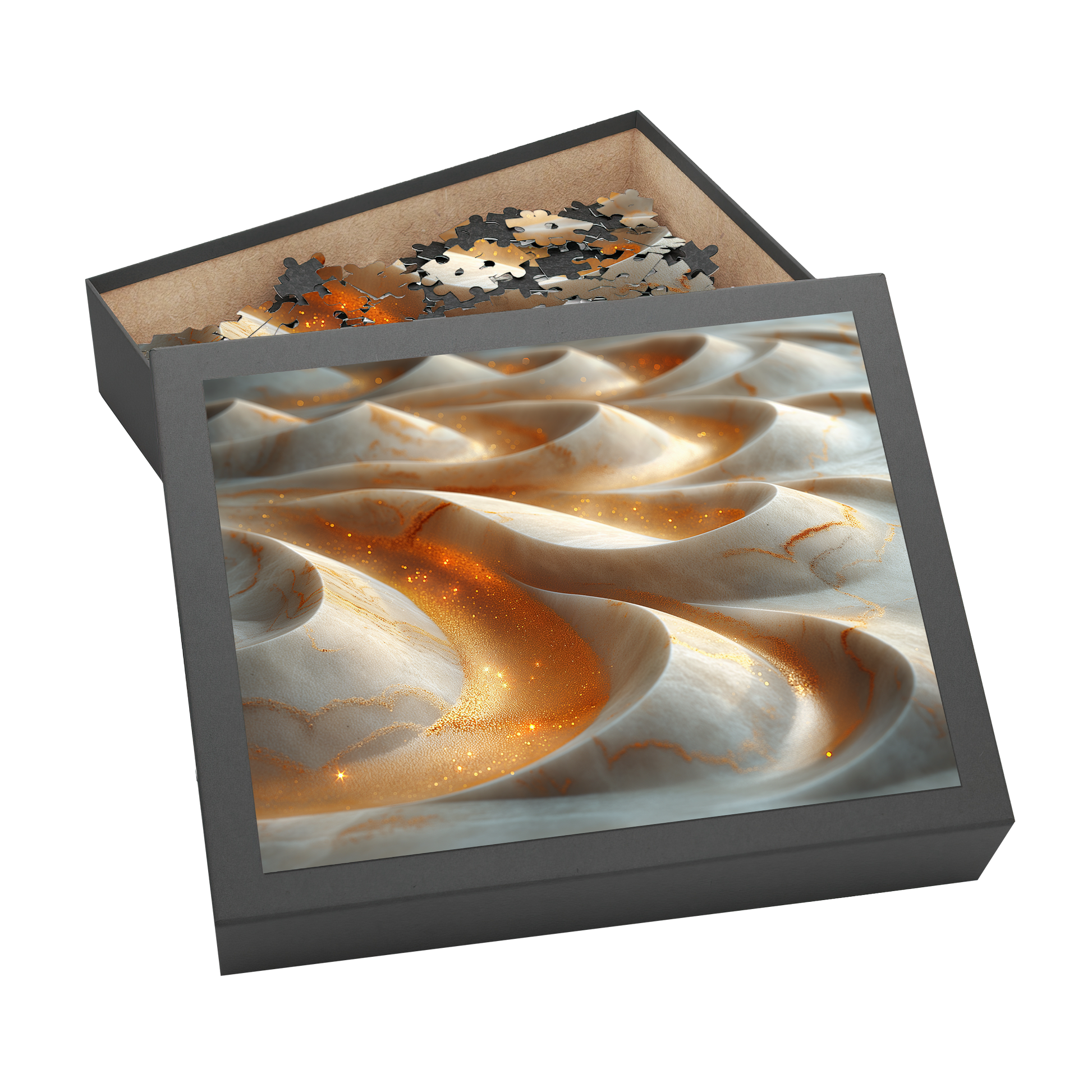 Golden Dunes - Premium Jigsaw Puzzle, Ornate, Detailed - Multiple Sizes Available