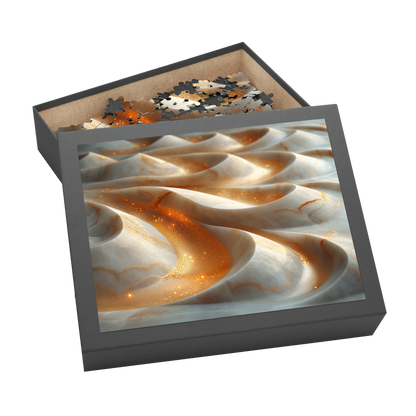 Golden Dunes - Premium Jigsaw Puzzle, Ornate, Detailed - Multiple Sizes Available