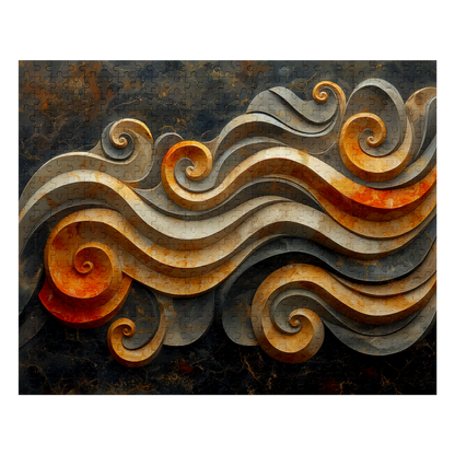 Wind Blown - Premium Jigsaw Puzzle, Ornate, Detailed - Multiple Sizes Available